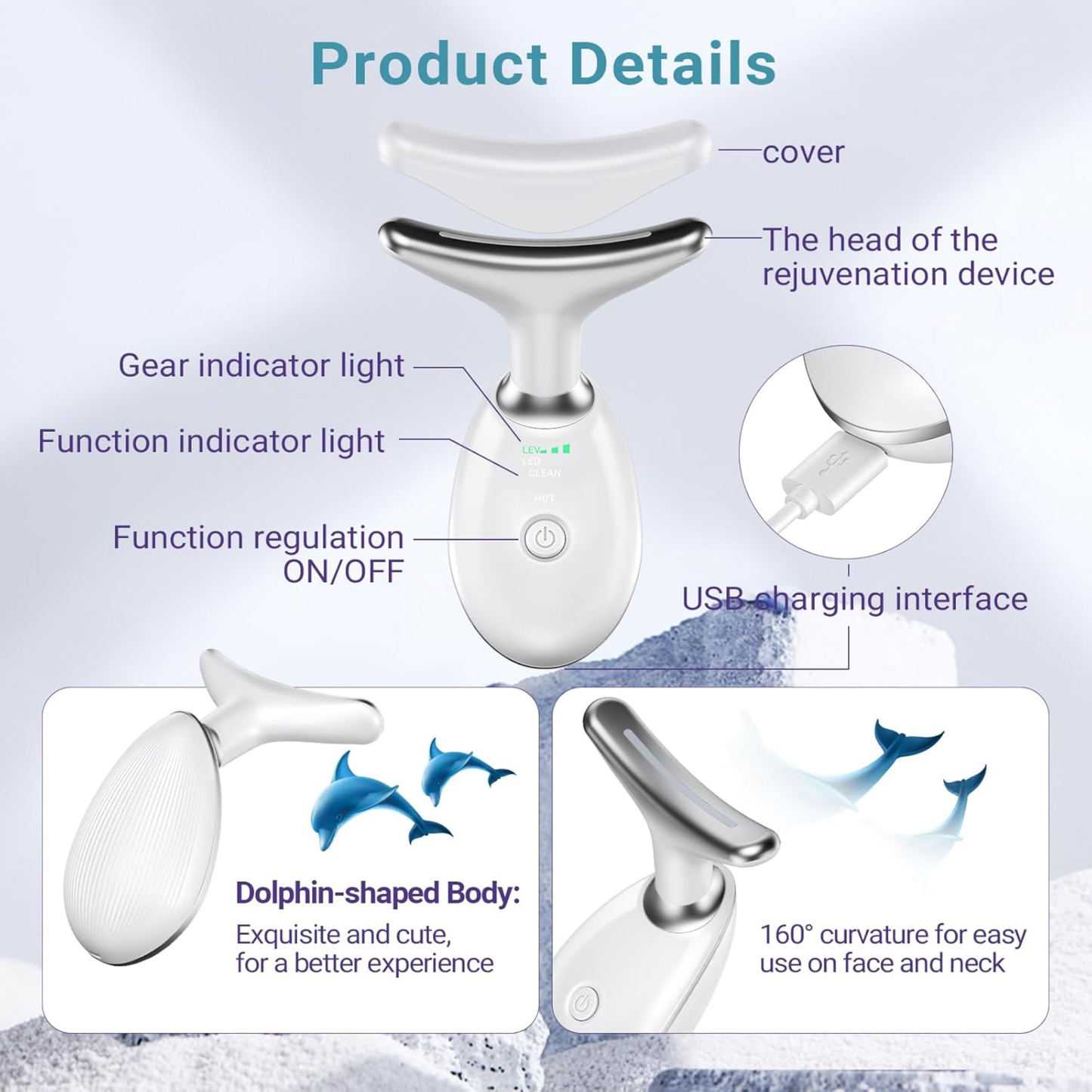 MASAJEADOR FACIAL- REDUCTOR DE PAPADA